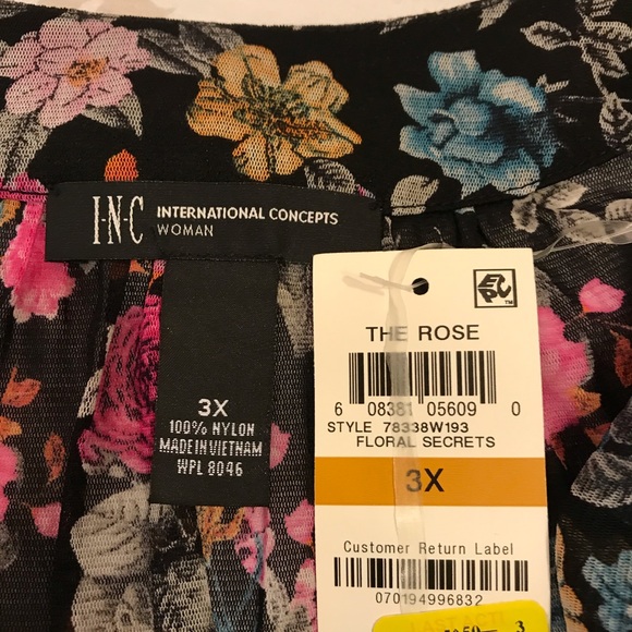 Inc international concepts beautiful blouse - Picture 2 of 4